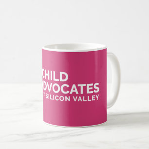 Kinderanwalt Logo Rosa Tasse