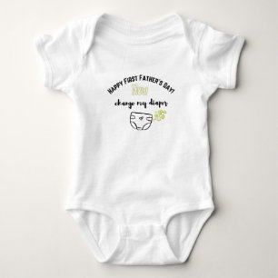 Kinderanzug für den ersten Vater Baby Strampler