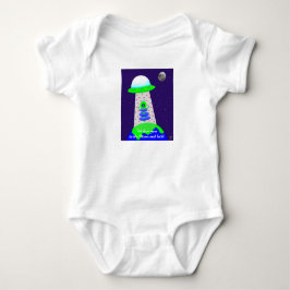 Kinderanzug mit Alien und Mond von Jo Images Baby Strampler
