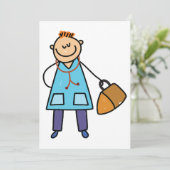 Kinderarzt Einladung (Stehend Vorderseite)