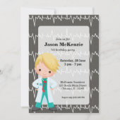 Kinderarzt Einladung (Vorderseite)