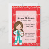 Kinderarzt Einladung (Vorderseite)