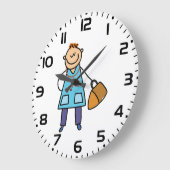 Kinderarzt Große Wanduhr (Winkel)