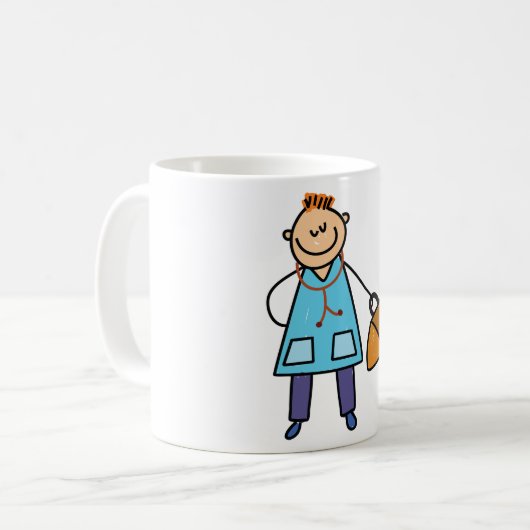 Kinderarzt Kaffeetasse (Vorderseite Links)
