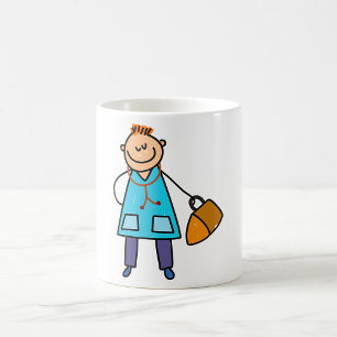 Kinderarzt Kinder Medizin Charakter Kaffeetasse