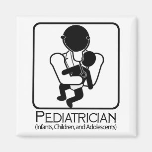 Kinderarzt LOGO - Doktor zu den Säuglingen, Kinde Magnet