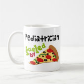 Kinderarzt-(lustige) Pizza Kaffeetasse (Links)
