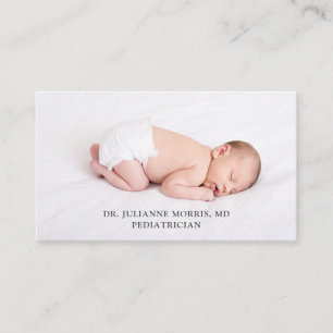 Kinderarzt Neugeborenen-Baby-Foto Visitenkarte