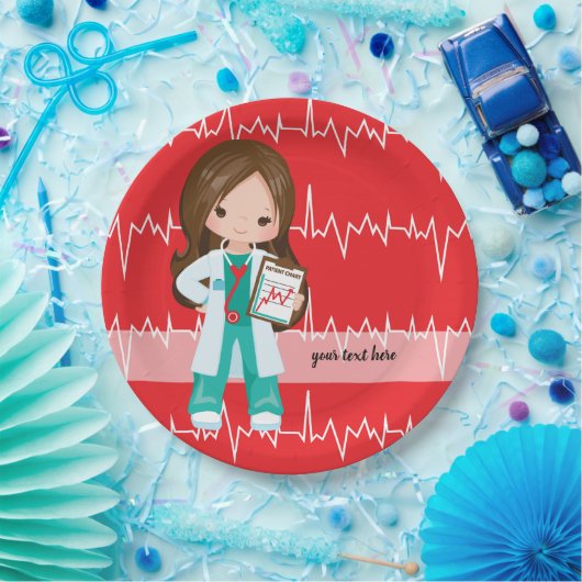 Kinderarzt Pappteller (Party)