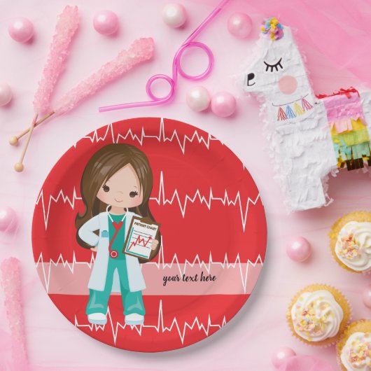Kinderarzt Pappteller (Party)