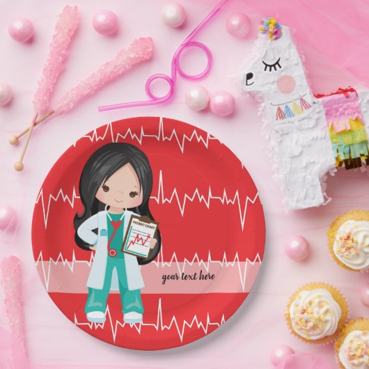 Kinderarzt Pappteller (Party)