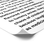 Kinderarzt Poster (Ecke)