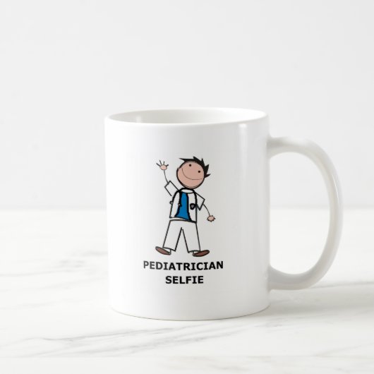 Kinderarzt Selfie Coffee Tasse Doctor Gift (Rechts)