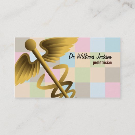 Kinderarzt-Visitenkarten Visitenkarte (Vorderseite)