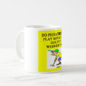 Kinderarztdoktor-Arztwitz Kaffeetasse (Vorderseite Links)