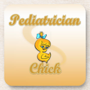 Kinderarztin Chick Getränkeuntersetzer