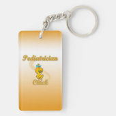 Kinderarztin Chick Schlüsselanhänger (Rückseite)