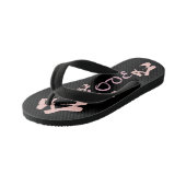 Kinderausdruckskollektionsmädchen Kinderbadesandalen (Schrägansicht)