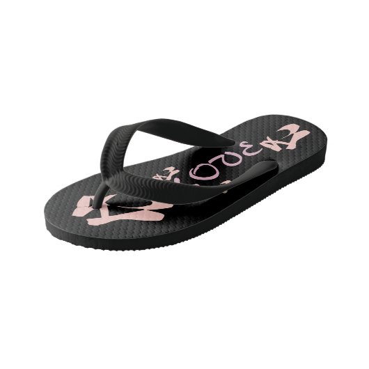 Kinderausdruckskollektionsmädchen Kinderbadesandalen (Schrägansicht)