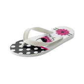 Kinderausdruckskollektionsmädchen Kinderbadesandalen (Schrägansicht)