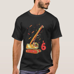 Kinderausgrabungsgrabungsstätte 6. Geburtstag 6 Ja T-Shirt