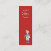 Kinderautor/Spielzeugladen Einzigartiges Niedliche Mini Visitenkarte (Vorderseite)