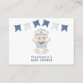 KinderBaby-Baby-Duschbücher für Baby Visitenkarte (Rückseite)