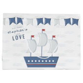 KinderBaby-Babydusche Große Geschenktüte (Rückseite)