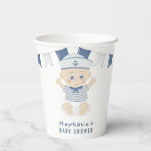KinderBaby-Babydusche Pappbecher (Rückseite)