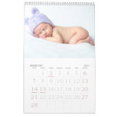 Kinderbaby Custom Foto im ersten Jahr Sake Kalender (Feb 2027)