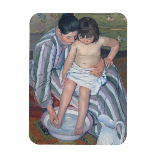 Kinderbad, 1893 (Öl auf Leinwand) Magnet (Vertikal)