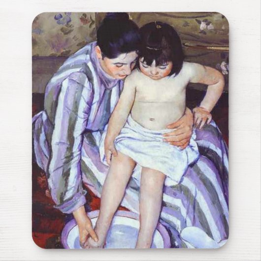 Kinderbad, Mary Cassatt-Mauspad Mousepad (Vorne)