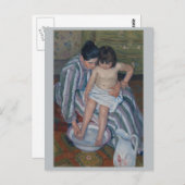 Kinderbad Mary Cassatt Postkarte (Vorne/Hinten)
