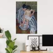 Kinderbad von Mary Cassatt Poster (Heimbüro)