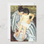 Kinderbad von Mary Cassatt Vintager Impressionismu (Vorderseite)