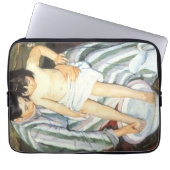 Kinderbad von Mary Cassatt Vintager Impressionismu Laptopschutzhülle (Vorderseite)