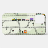 Kinderbahn: Funny Seamless Muster Case-Mate iPhone Hülle (Rückseite (Horizontal))