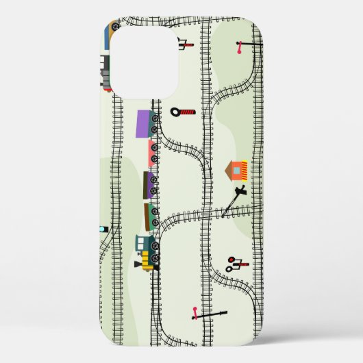 Kinderbahn: Funny Seamless Muster Case-Mate iPhone Hülle (Rückseite)