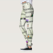Kinderbahn: Funny Seamless Muster Leggings (Links)