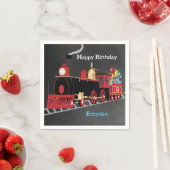 Kinderbahnhof Geburtstagsparty Serviette (Beispiel)