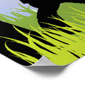 Kinderballoons Kinderwand Silhouette drucken Poster (Ecke)