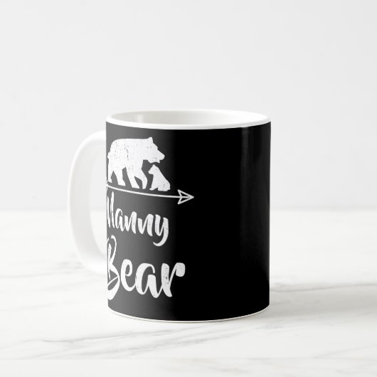 Kinderbär bester Geschenk Muttertag Kaffeetasse (Vorderseite Links)