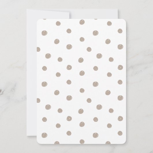 Kinderbär, Bow oder Bowtie, Party der Geschlechtso Einladung (Rückseite)