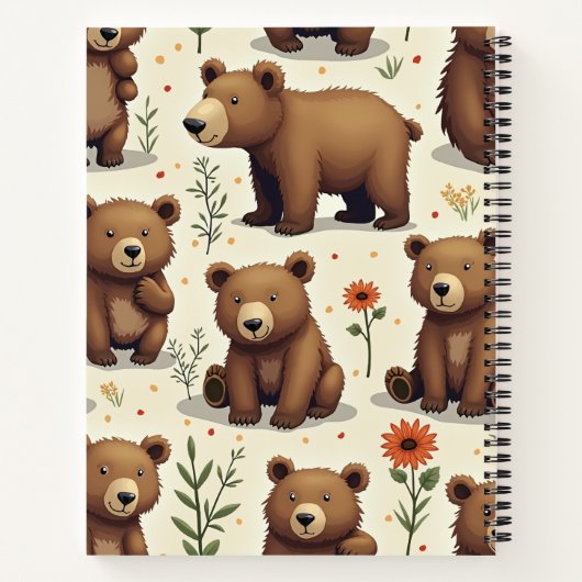 Kinderbärenstücke Notizblock (Rückseite)