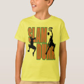 Kinderbasketball-Knall taucht T - Shirt ein (Vorderseite)