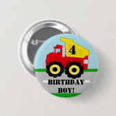 Kinderbau Dumpruck Gewohnheits-Knopf Button (Vorne & Hinten)