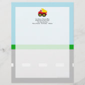 Kinderbau Dumptruck Briefbogen (Vorderseite)