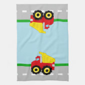 Kinderbau Dumptruck Geschirrtuch (Vertikal)
