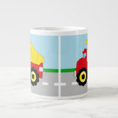 Kinderbau Dumptruck Jumbo-Tasse (Vorderseite)
