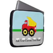 Kinderbau Dumptruck Laptopschutzhülle (Vorne Rechts)